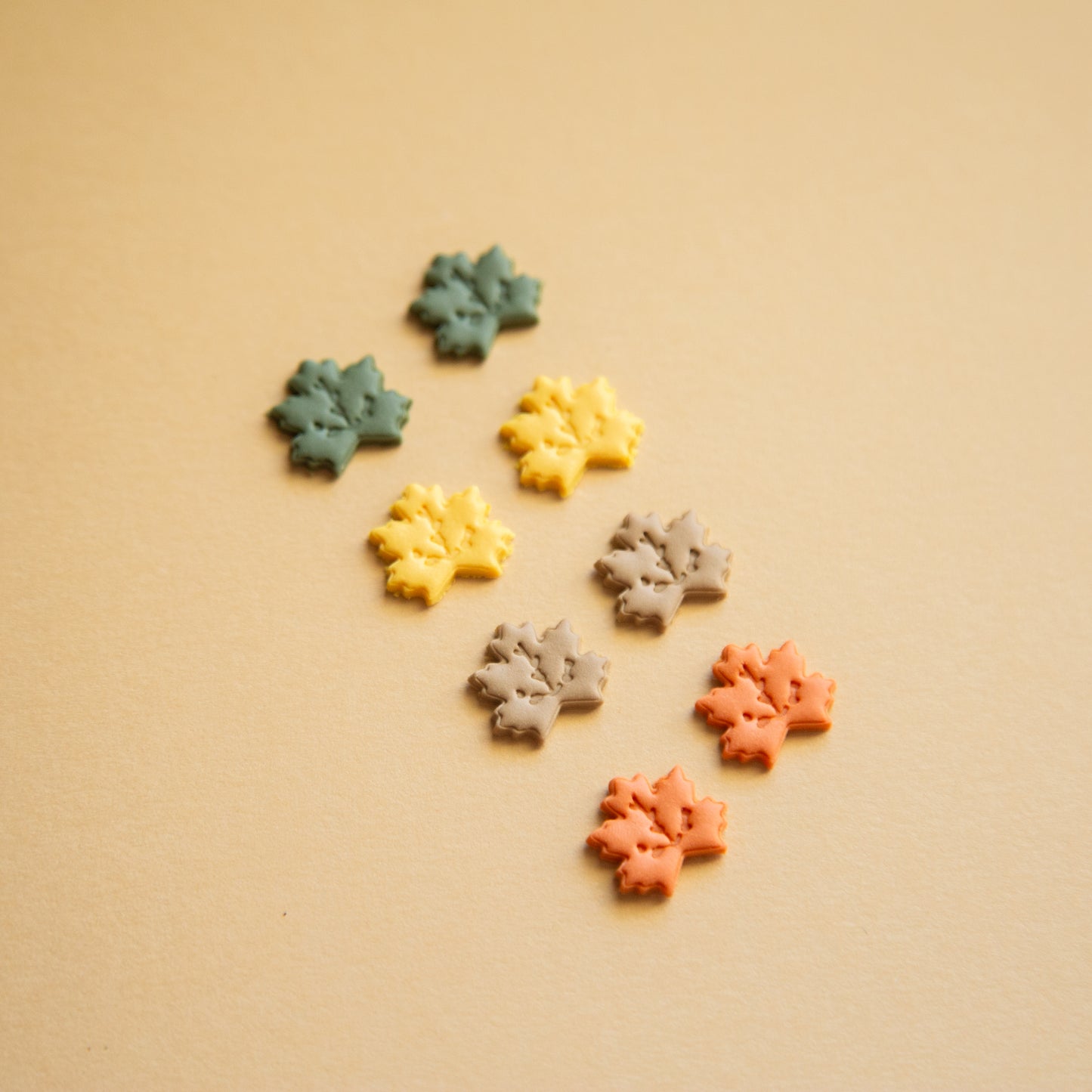 Maple Leaf Stud Earrings