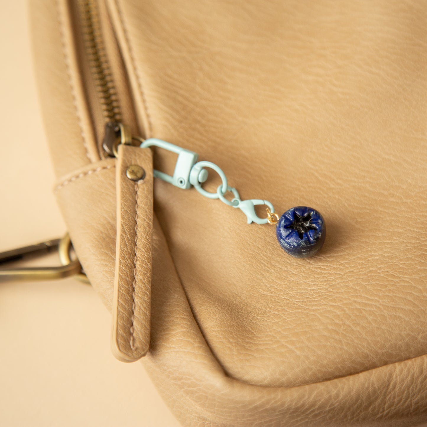 Blueberry Bag Charm