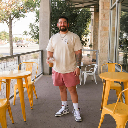 Iced Coffee Ghost Embroidered Tee