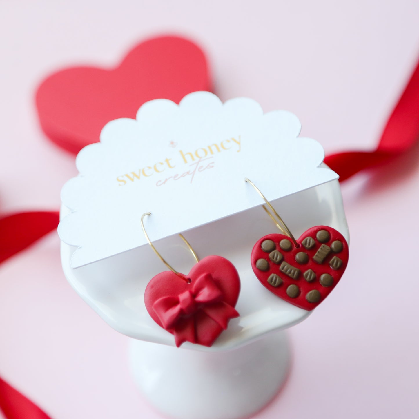 Heart Chocolate Box Hoops