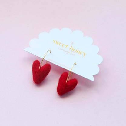 Fluffy Hearts Hoops