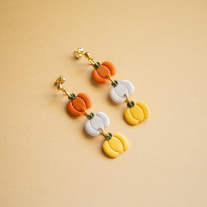 Pumpkin Trio Earrings