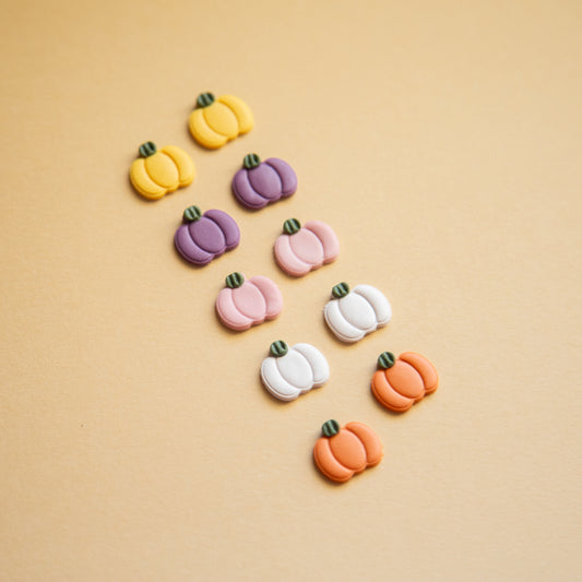 Pumpkin Stud Earrings