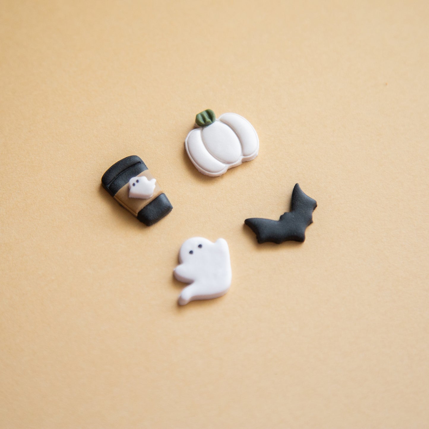 Spooky Fall Mismatch Stud Earrings Set - 4 pack