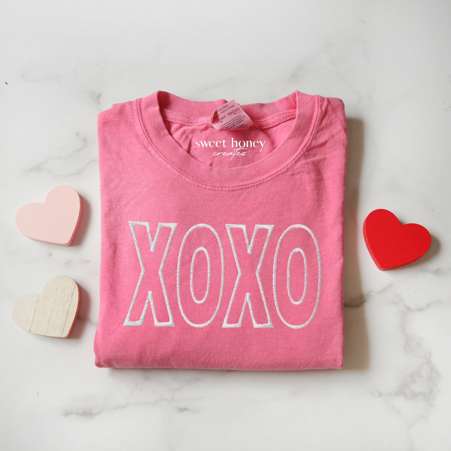 XOXO Embroidered Tee