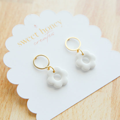 Darling Daisy Clay Earrings